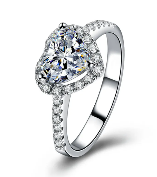 Love Heart Ring™ - Eternal Heart Diamond Ring